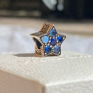 New Blue Bright Star Pandora charm